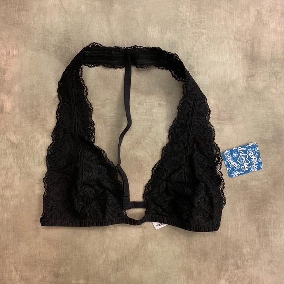 Free People Other - NEW Free People Black T-Strap Bra